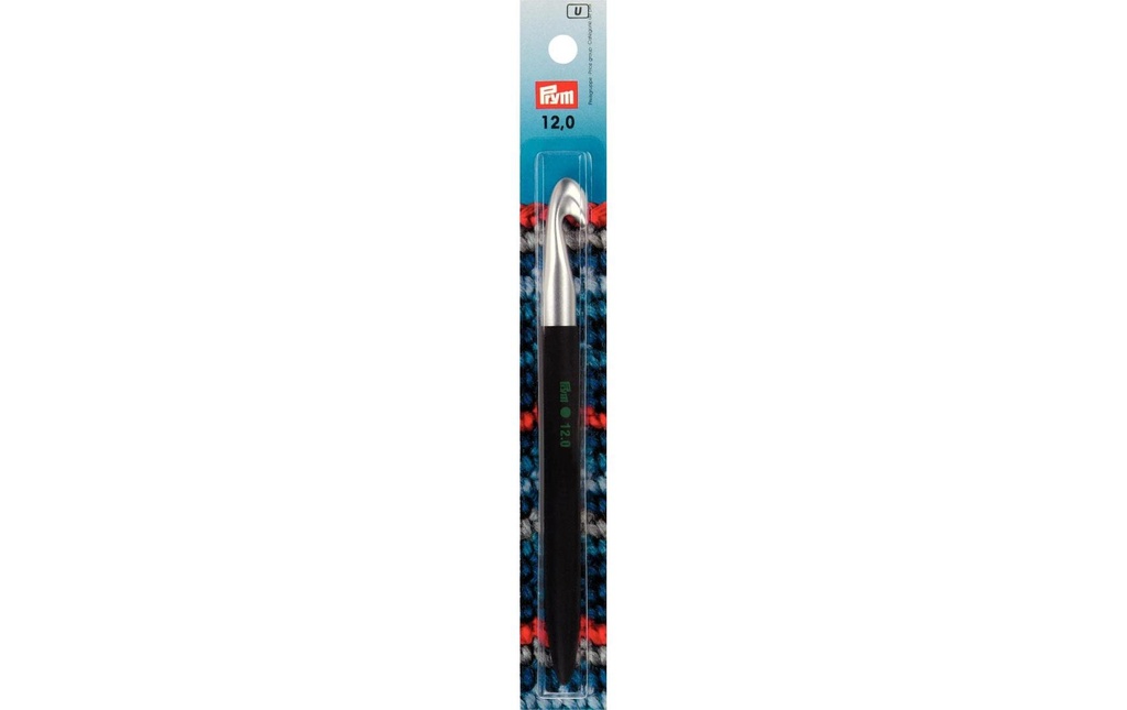 Prym Crochet à manche souple, 12.00 mm Noir