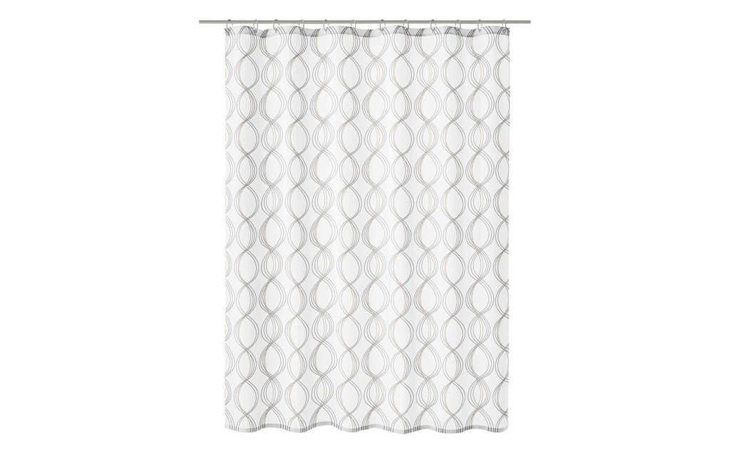 Kleine Wolke Rideau de douche Classy 180 x 180 cm, Blanc