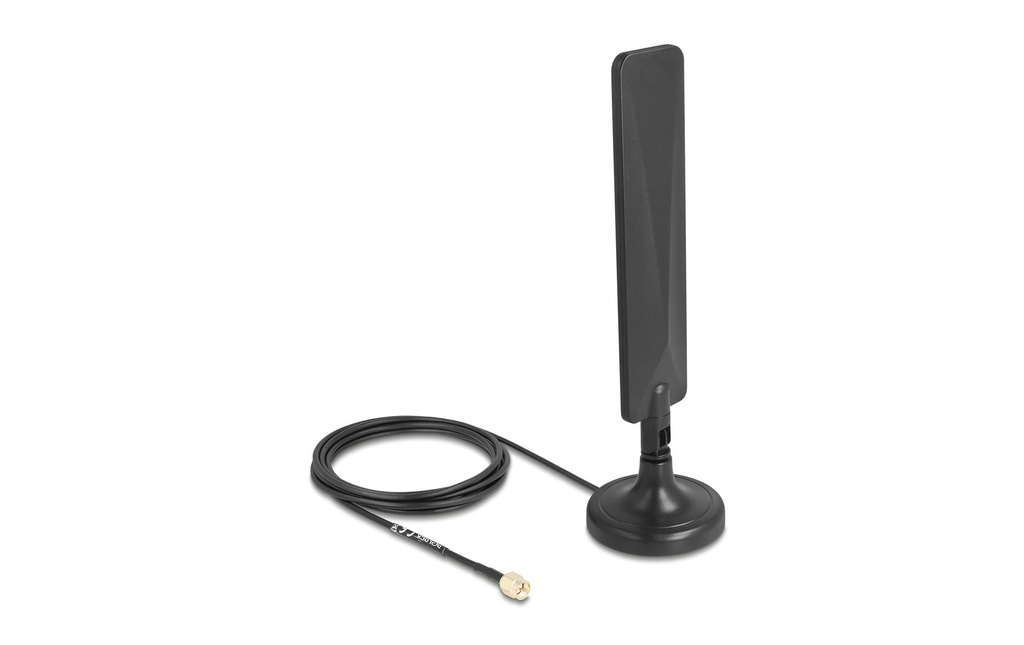 Delock Antenne 5G/LTE Connecteur SMA 3 dBi SMA 3 dBi Rayonnement omni directionnel