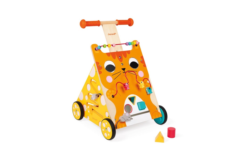Janod Pousseur Chat Multi-Activity