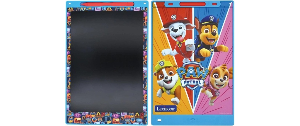 Lexibook Tableau de peinture avec pochoirs Paw Patrol 28 cm