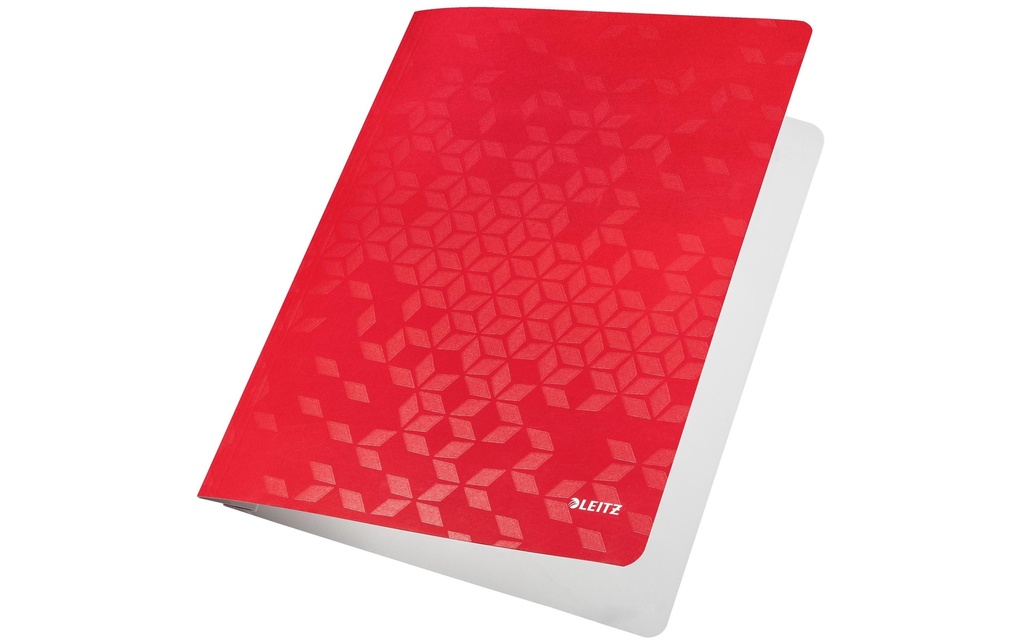 Leitz Classeur à levier WOW Rouge, 10 pièces