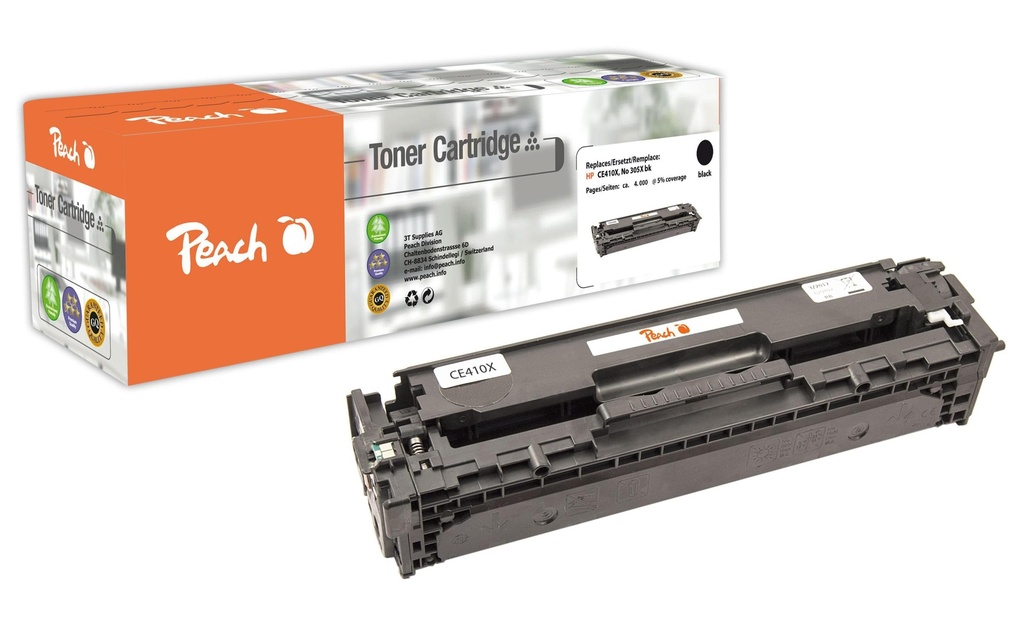 Peach Toner HP Nr. 305X (CE410X) noir