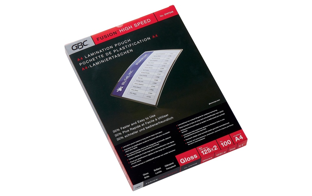 GBC Film laminé High-Speed  A4, , 100 Pièce/s, brillant