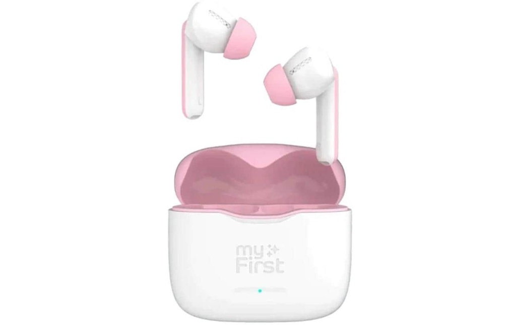 myFirst Casque pour enfants CareBuds White Pink