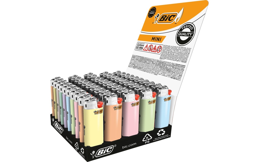 BIC Briquet Mini J25 Pastel Assorti