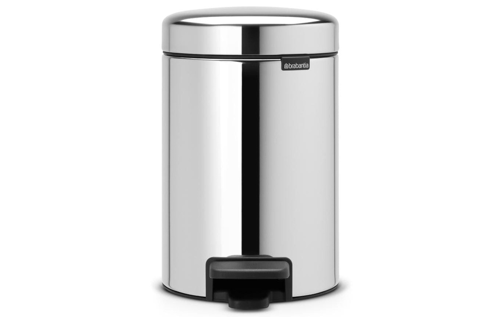 Brabantia Poubelle cosmétique NewIcon 3 l, Brilliant Steel