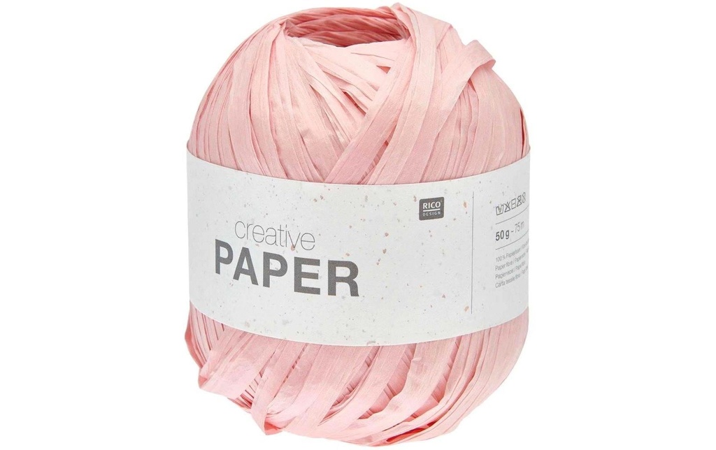 Rico Design Papier de laine saumon, 75 m