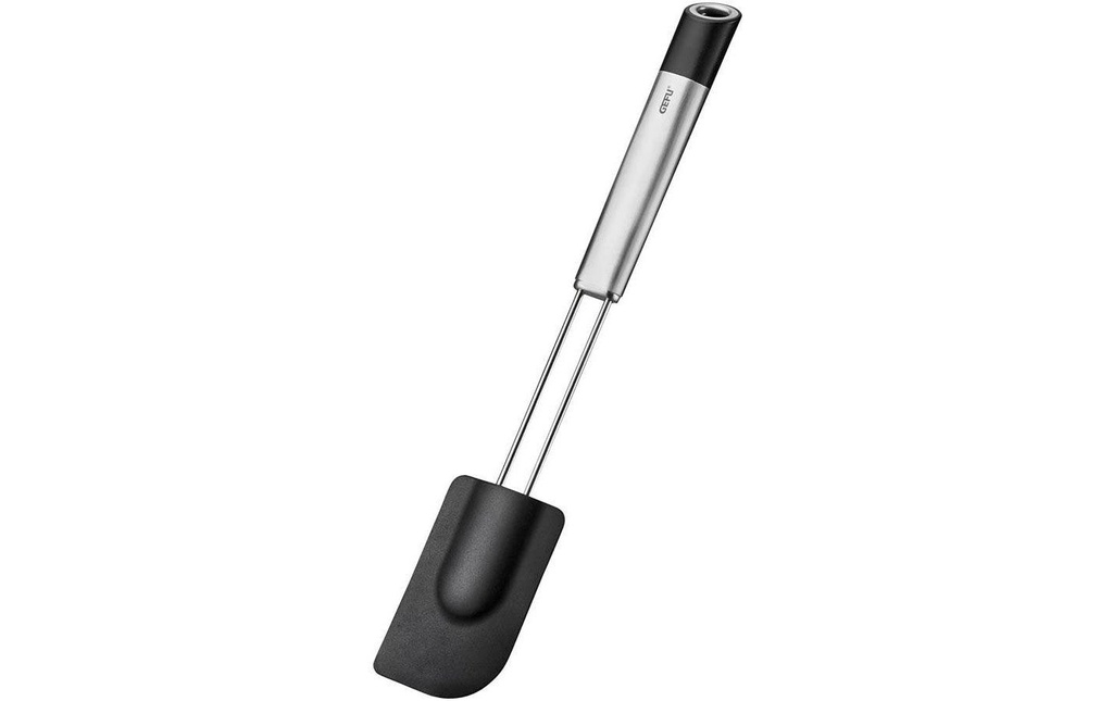 GEFU Corne Primeline 28,6 cm, Noir/Argenté