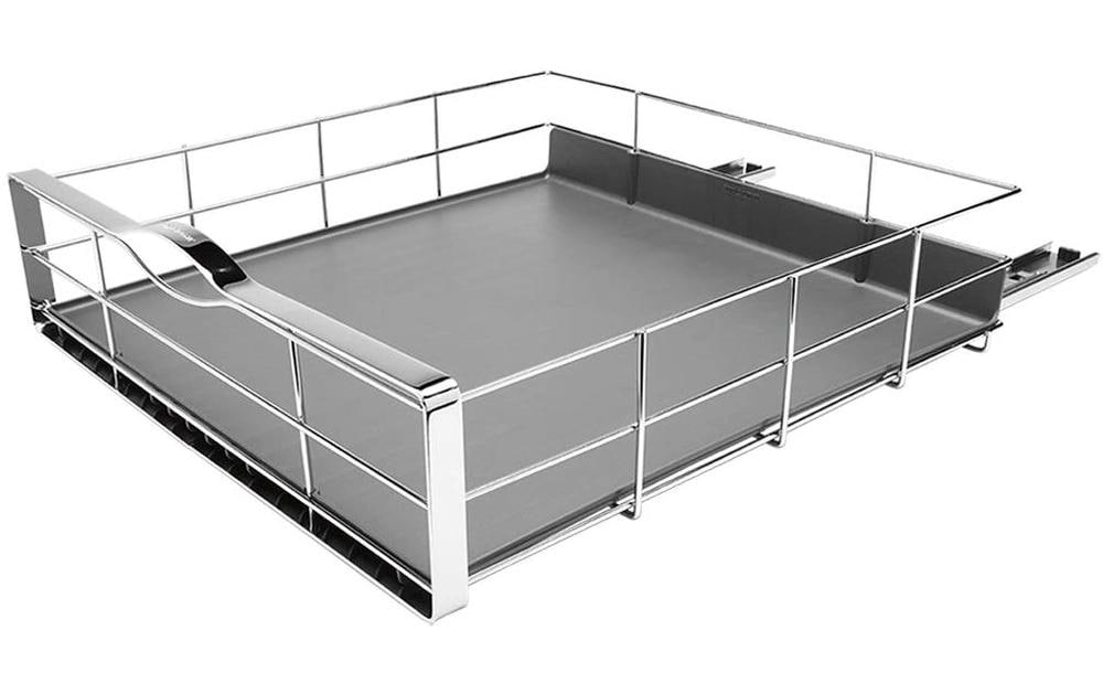 Simplehuman Organisateur 50,2 x 50,8 cm, Argenté/Gris