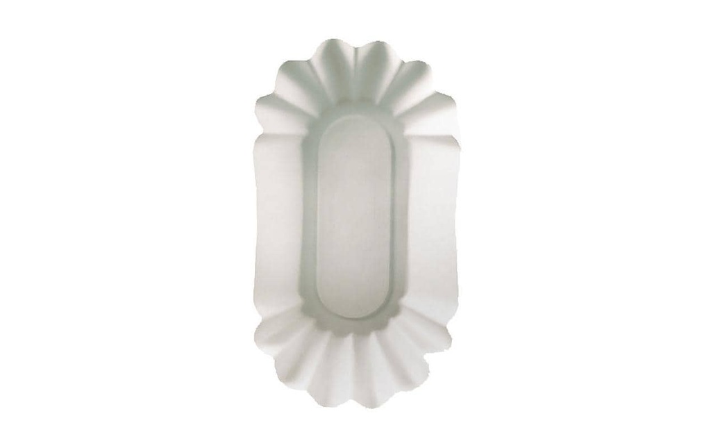 Papstar Coupelle à amuse-bouches Pure Ovale, 250 pièces