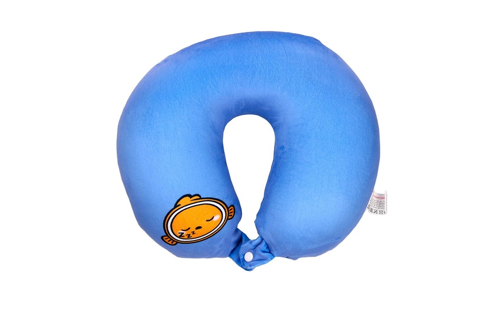 Sombo Coussin de voyage Peluche 2 en 1 Poisson-clown