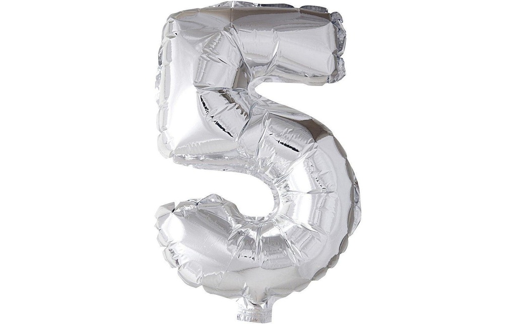 Creativ Company Ballon en aluminium 5 argentés