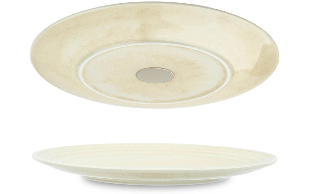 Silwy Assiette magnétique en porcelaine SAND 23 cm