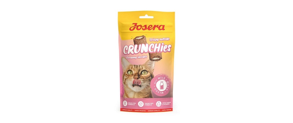 Josera Collation pour chat Crunchies au lait, 60 g