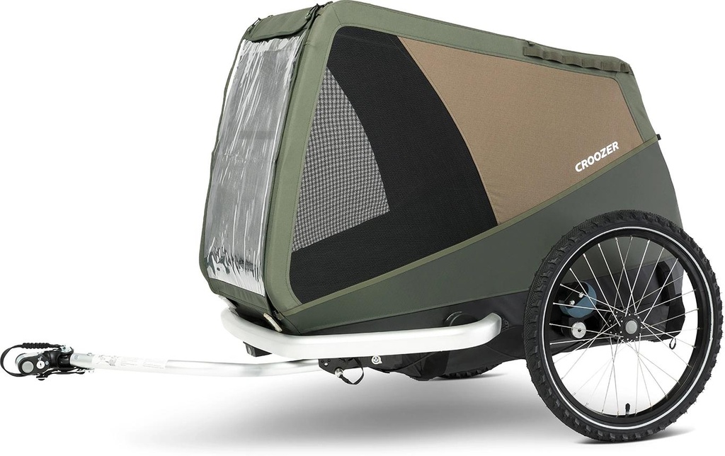 Croozer Remorque de vélo Dog Mikke XL, Moss Green