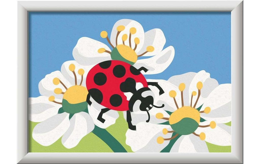 Ravensburger Peinture avec chiffres CreArt Ladybug avec fleurs