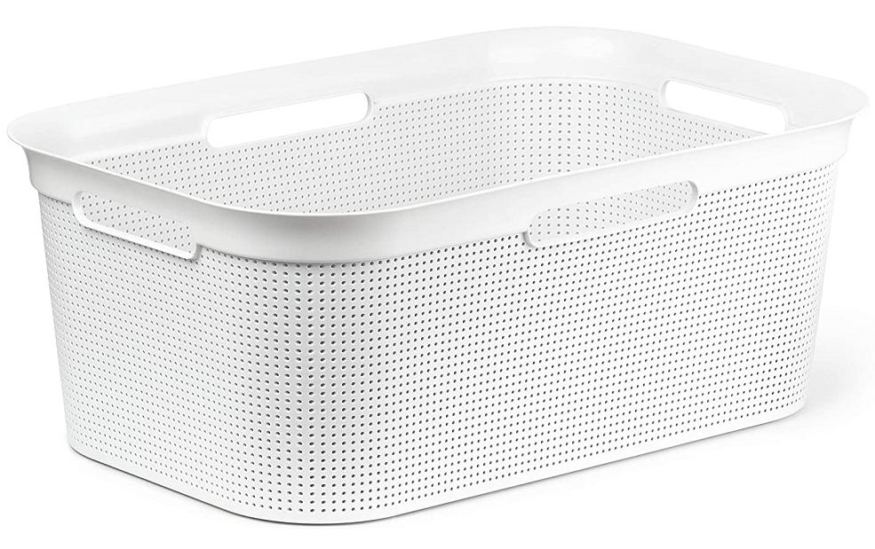 Rotho Corbeille à linge Breezes Blanc, 41 l