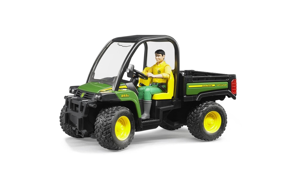 Bruder Spielwaren Véhicules agricoles John Deere Gator 8550 avec chauffeur