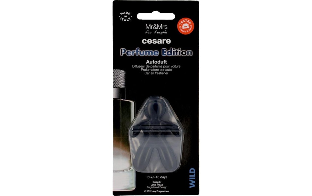 Mr&Mrs Cesare Diffuseur de parfum pour voiture Black Wild
