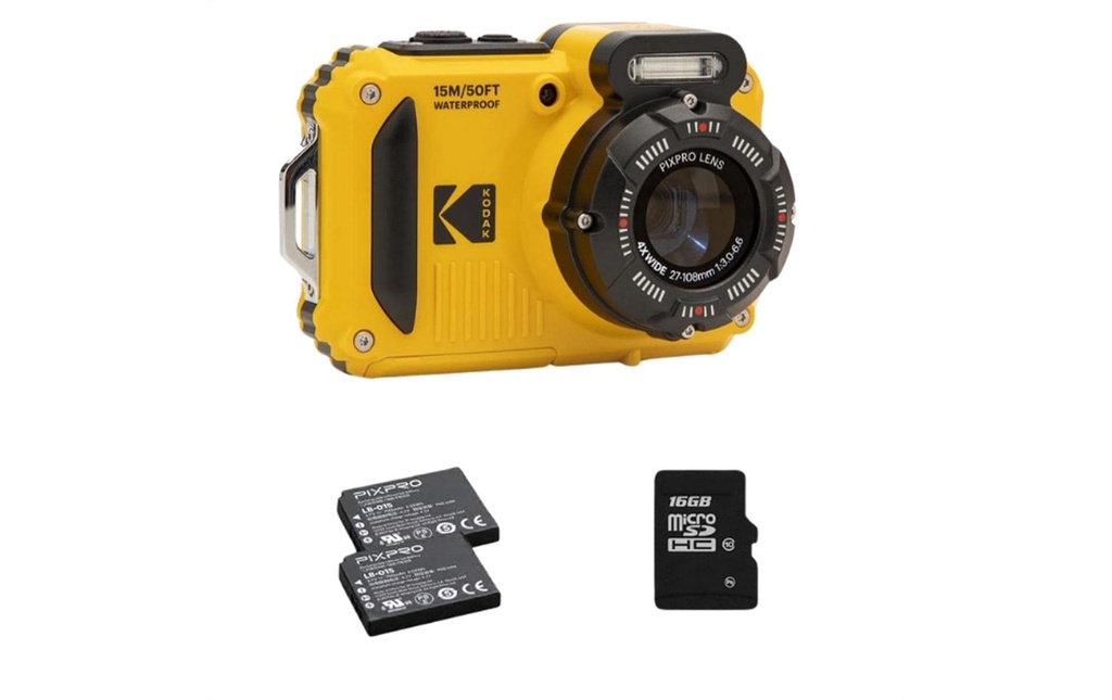 Kodak Caméra sous-marine PixPro WPZ2 Kit Jaune