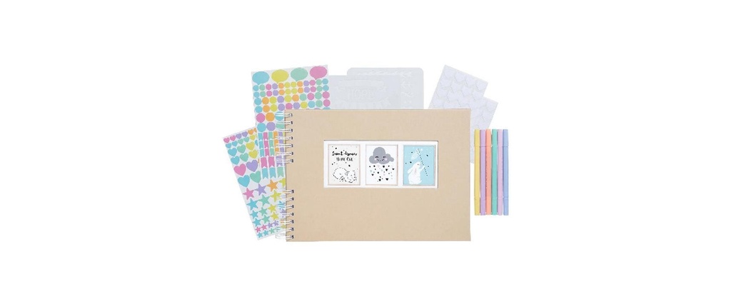 Exacompta Set Scrap-Addict, Beige