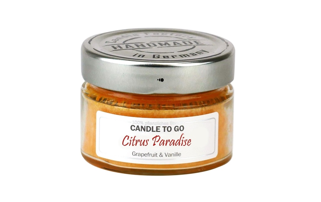 Candle Factory Bougie parfumée Citrus Paradise Candle to go