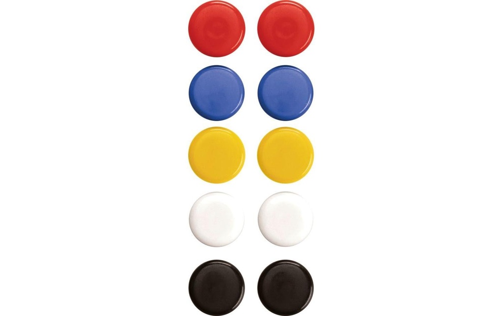 Magnetoplan Aimant Ø 2 cm 10 pièces