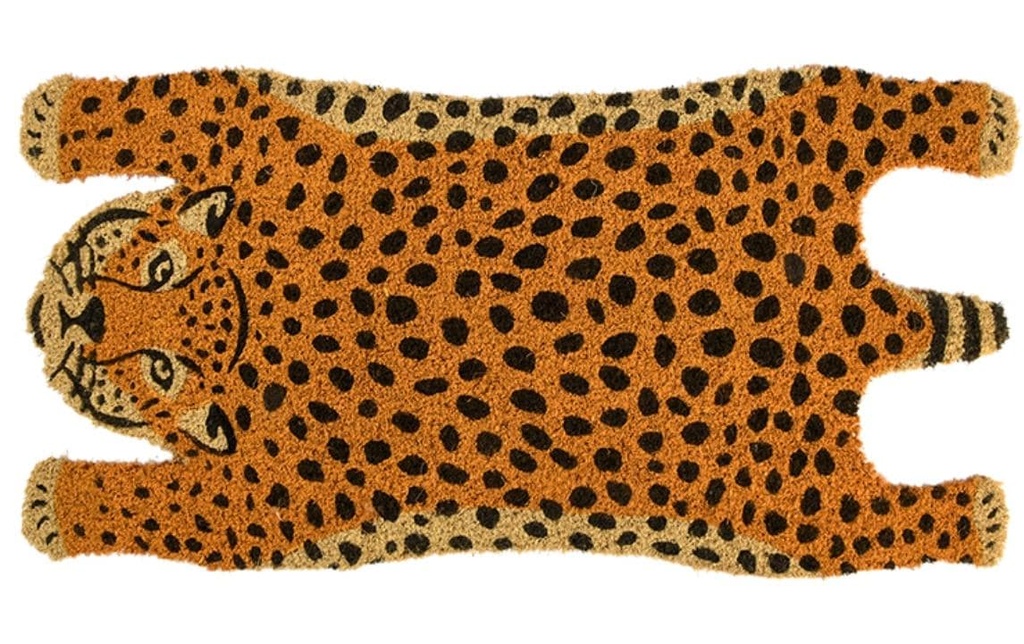 Esschert Design Tapis de sol Guépard 38.5 cm x 75 cm