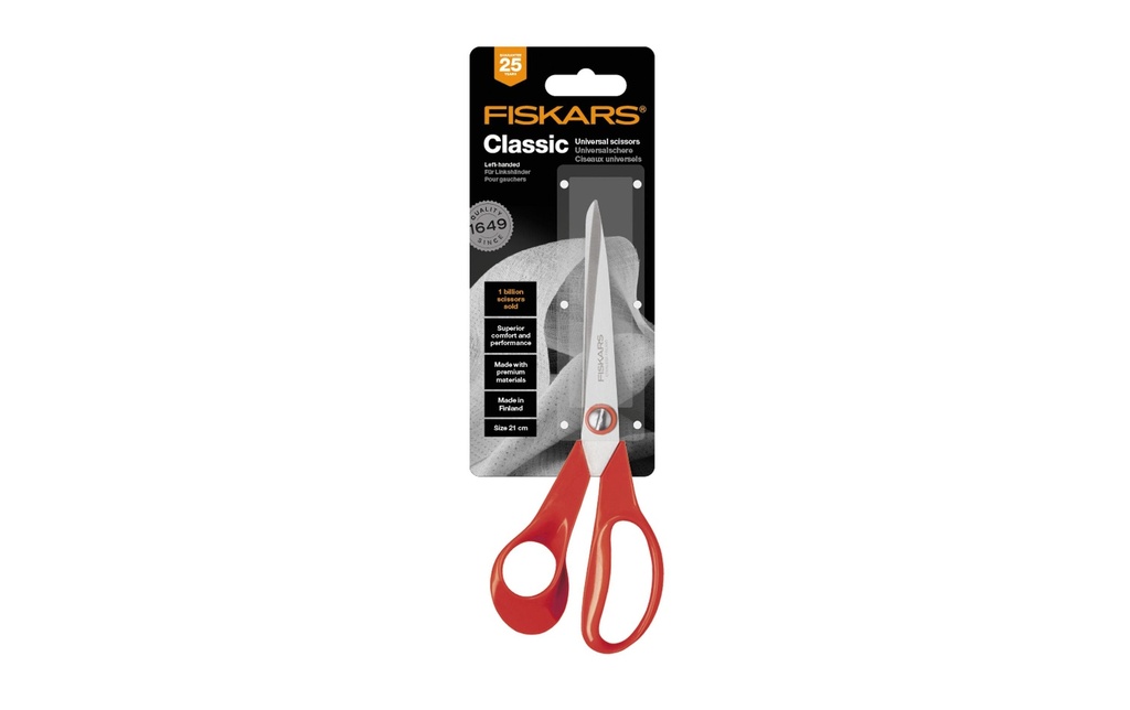 Fiskars Ciseaux Classic-Universal 21 cm Inox