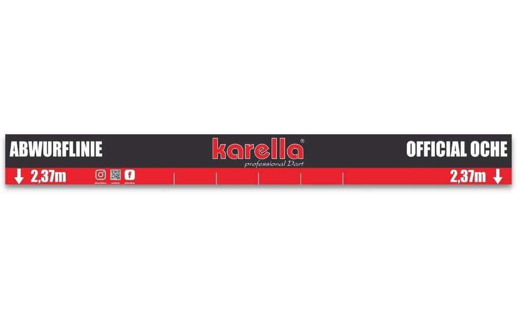 Karella Ligne de chute official oche, 237 cm