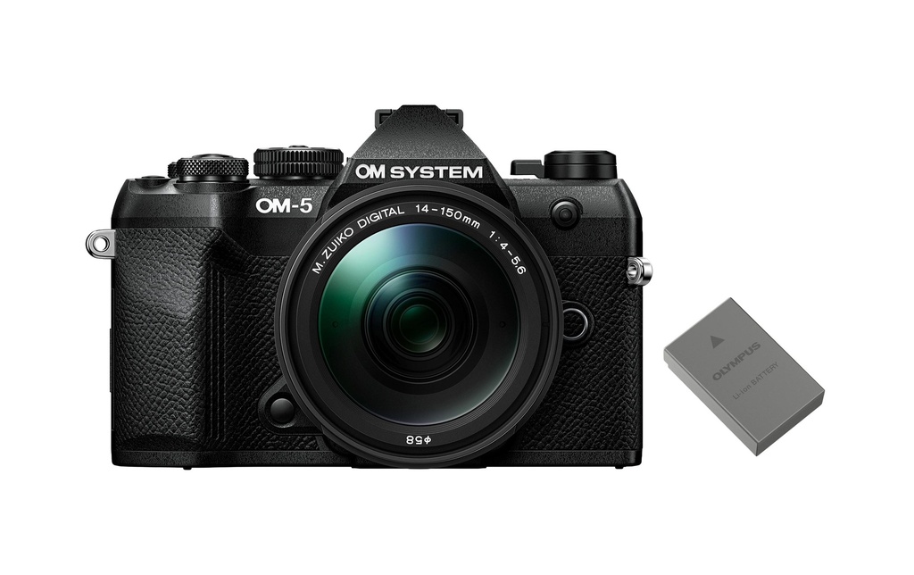 OM-System Appareil photo OM-5 II Noir Kit batterie M.Zuiko Digital 14-150mm