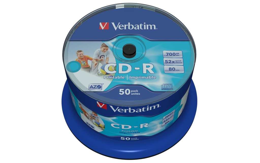 Verbatim CD-R 0.7 GB, tour (50 Pièce/s)