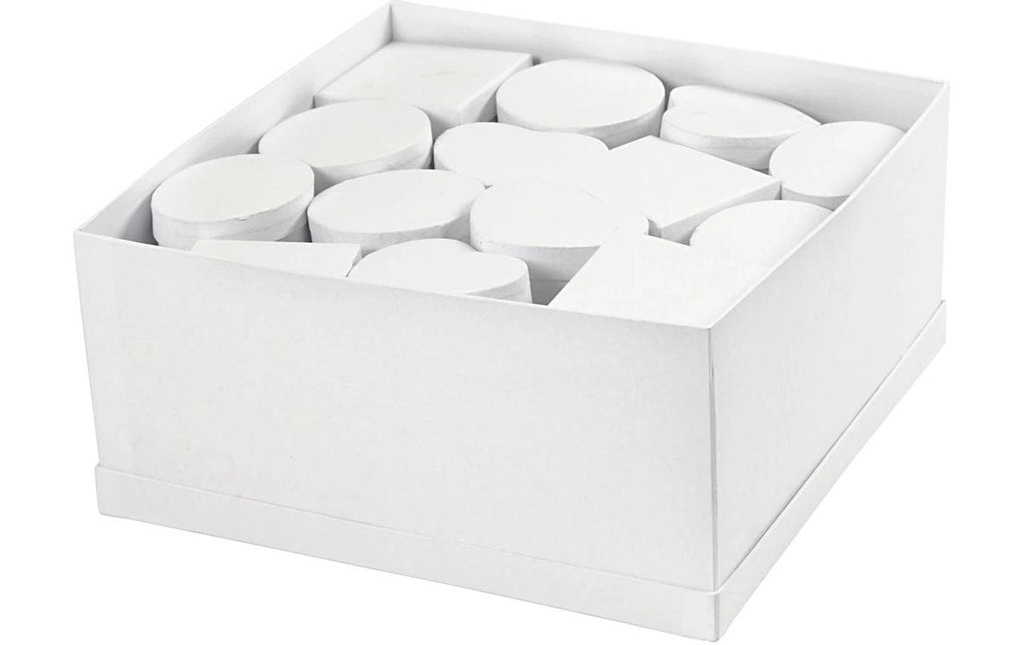 Creativ Company Boîte en carton 27 Pièce/s, Blanc