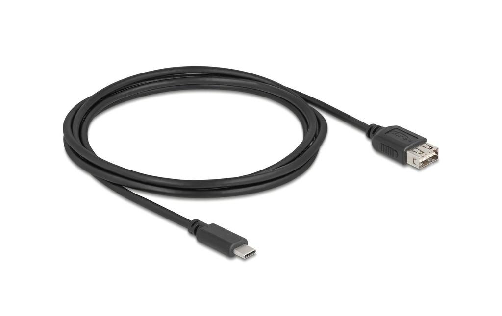 Delock Câble USB 2.0 USB-C - USB-A 2 m