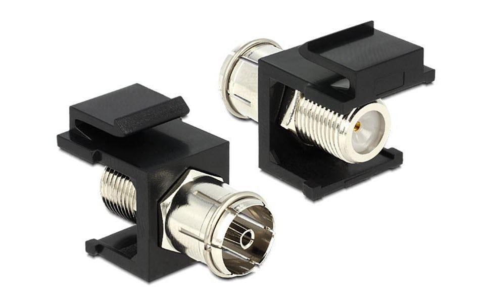 Delock Module Keystone IEC - F Noir