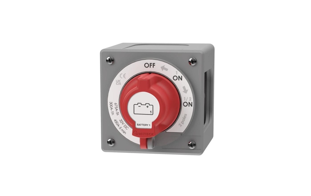 UNITECK Coupe-batterie Unibatswitch 300A bipolaire