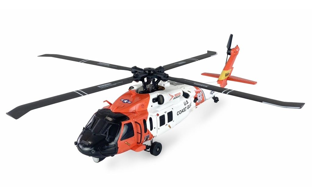 Amewi Hélicoptère UH60 Black Hawk Coastguard 6 canaux, RTF