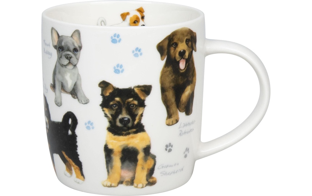 Könitz Tasse universelle Natures Diversity – Chiens 400 ml, Blanc