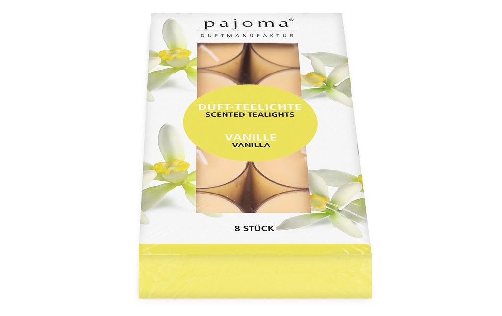 Pajoma Bougie chauffe-plat Vanille Lot de 8