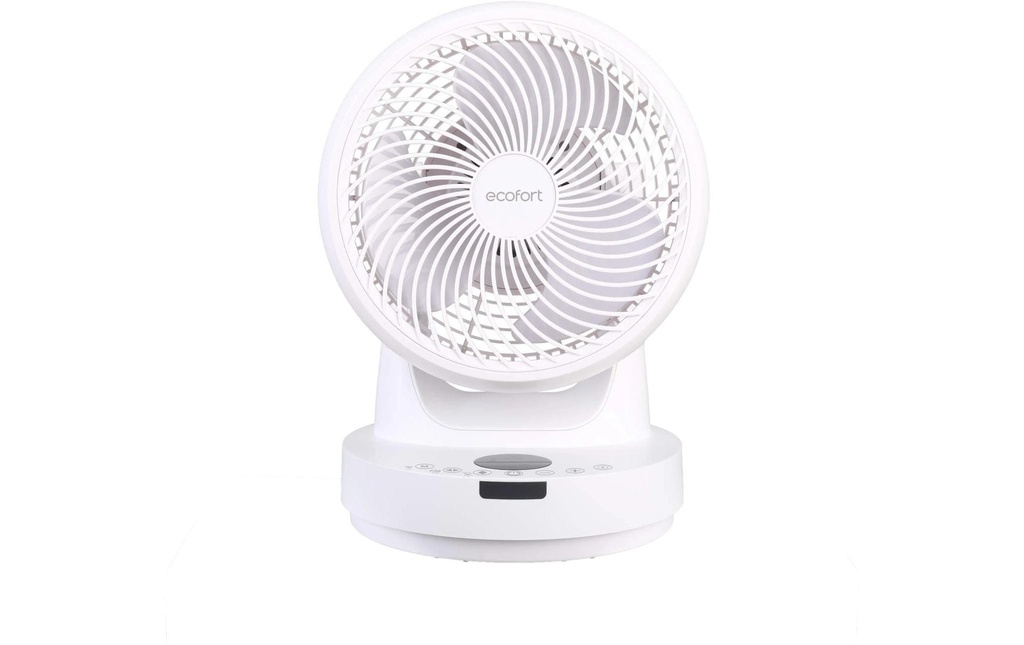 Ecofort Ventilateur de table ecoQ SilentAir Tavo Blanc