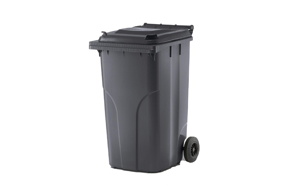 Verwo Conteneur en plastique avec couvercle 240 l, Anthracite