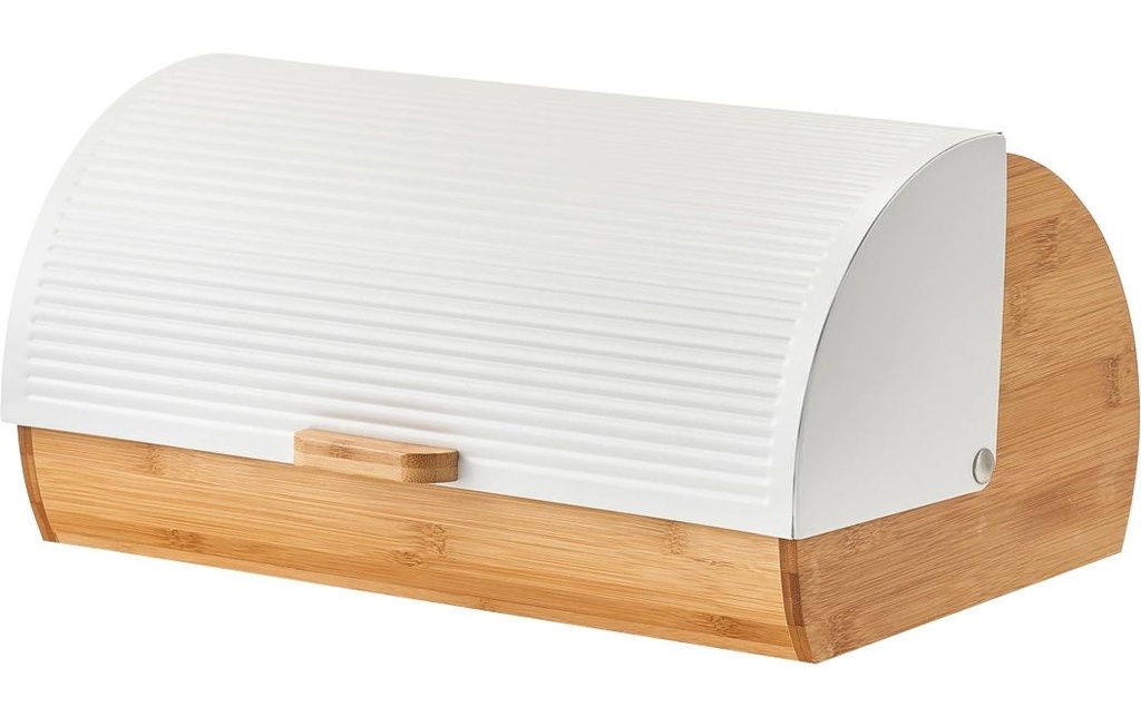 Zeller Present Huche à pain 39 x 27 x 19 cm, blanc
