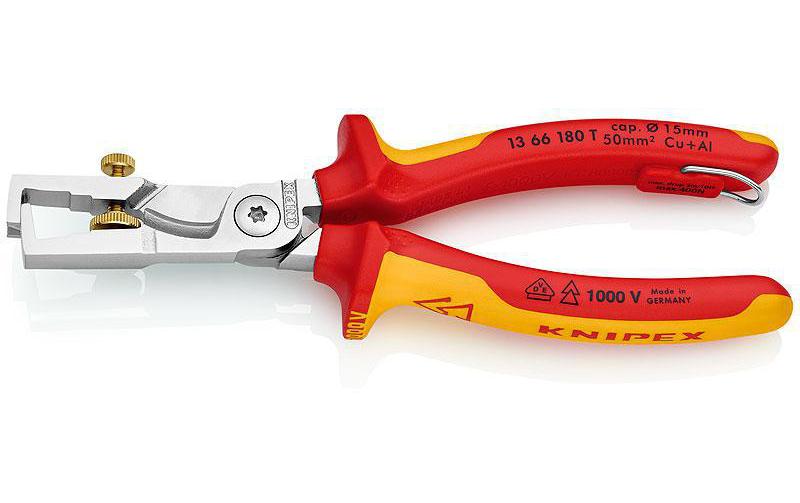 Knipex Pince à dénuder StriX 180 mm avec œillet