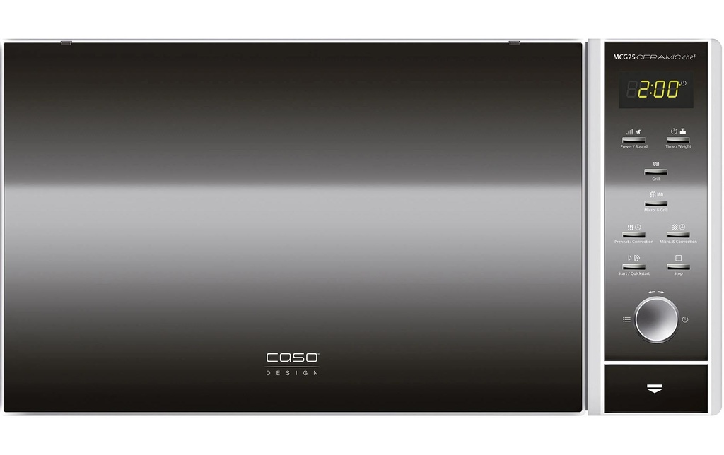 Caso Four à micro-ondes MCG 25 Chef en céramique Noir