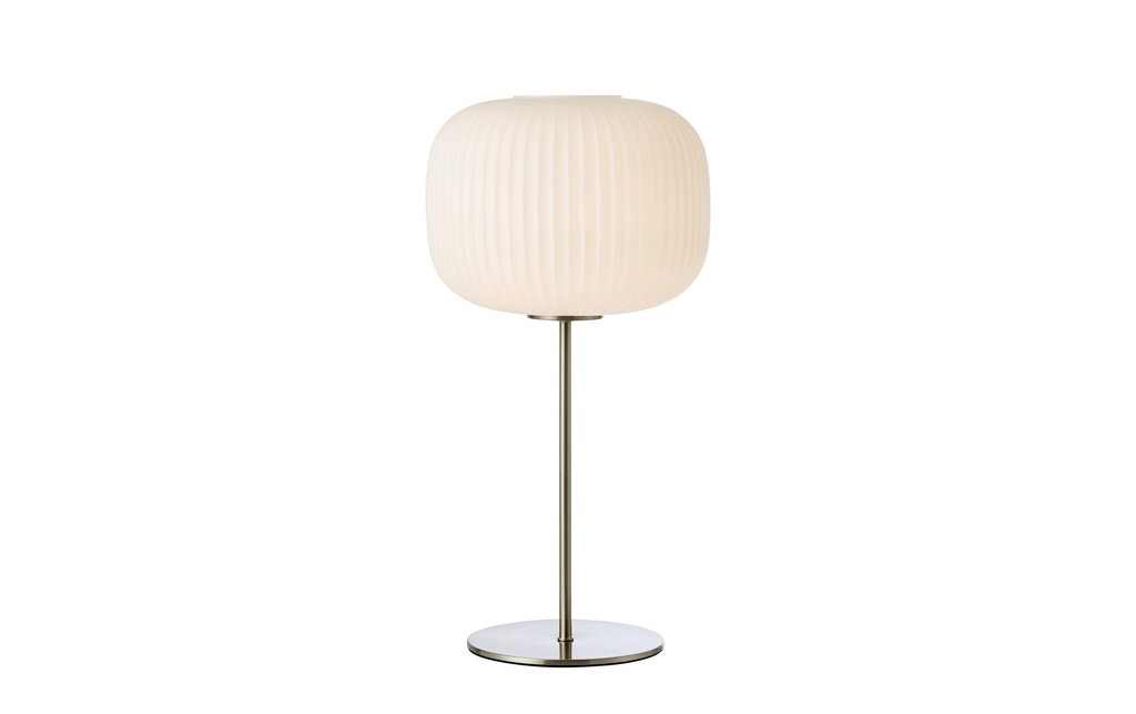 Markslöjd Sober Lampe de table blanc/nickel