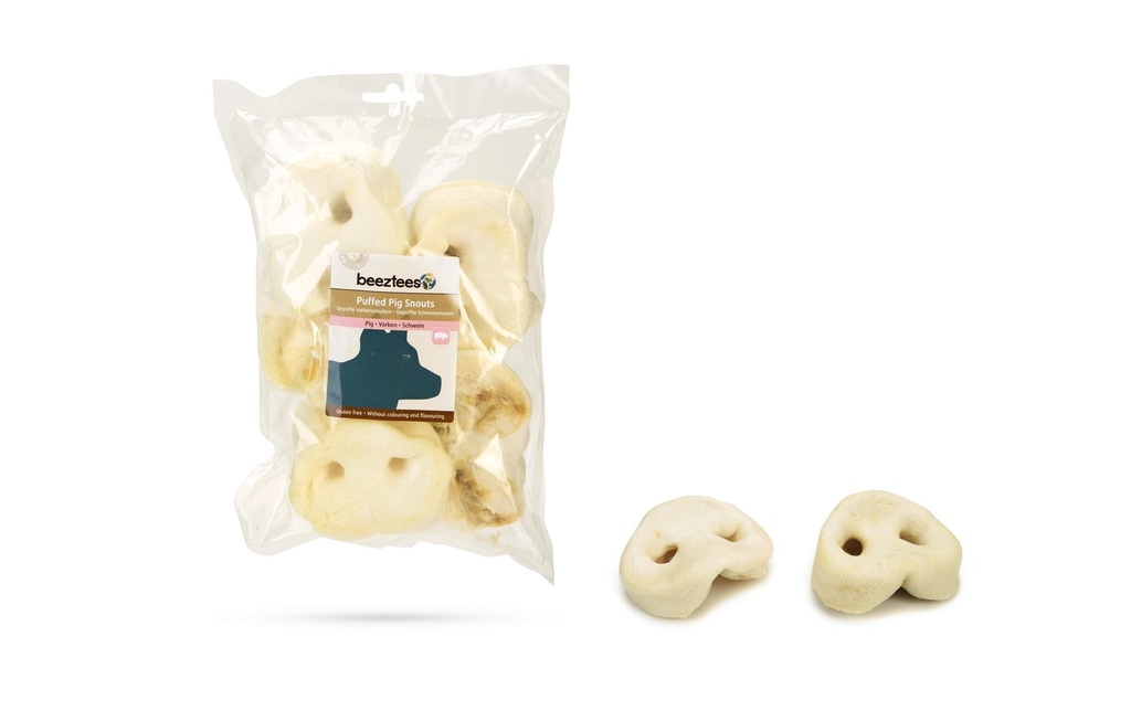 Beeztees Produit à mâcher  Museau de porc grillé, 5 pièces