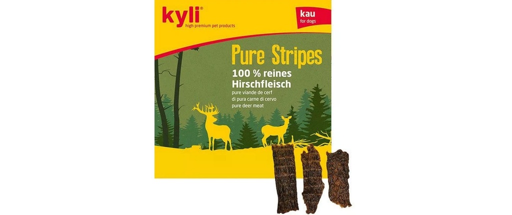 kyli Produit à mâcher  Pure Stripes Cerf, 250 g