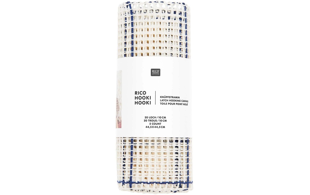 Rico Design Stramoine à nouer Coton/PES, 1 Pièce/s, Beige