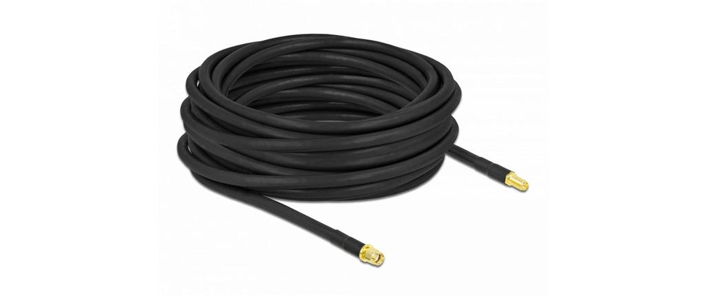 Delock Câbles d’antenne LMR/CFD300 RP-SMA à RP-SMA, 10 m